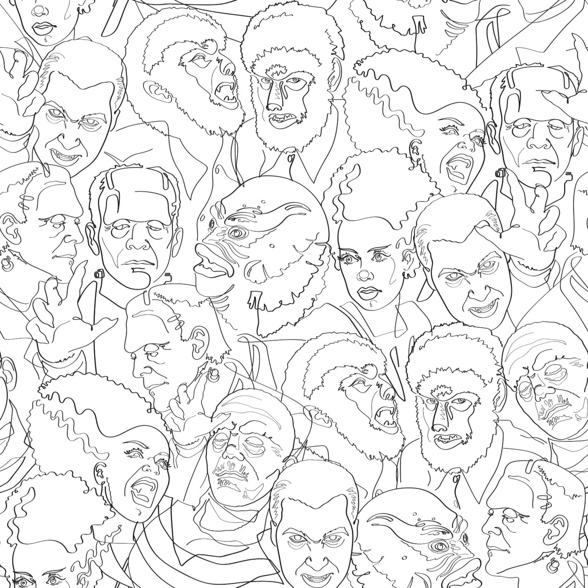 RoomMates Universal Classic Monsters Peel & Stick Wallpaper